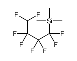 trimethyl(1,1,2,2,3,3,4,4-octafluorobutyl)silane Structure