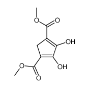 2,3-Dihydroxy-1,3-cyclopentadien-1,4-dicarbonsaeure-dimethylester Structure