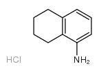 1-氨基-5,6,7,8-四氢化萘盐酸盐结构式