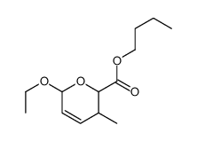 butyl 6-ethoxy-3-methyl-3,6-dihydro-2H-pyran-2-carboxylate Structure