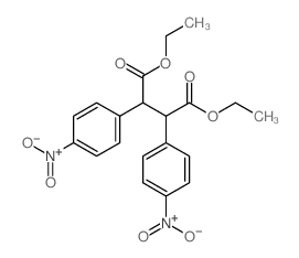 diethyl 2,3-bis(4-nitrophenyl)butanedioate Structure