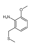 2-methoxy-6-(methylsulfanylmethyl)aniline结构式
