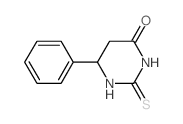 6-phenyl-2-sulfanylidene-1,3-diazinan-4-one结构式