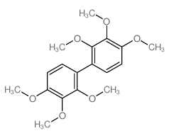 1,2,3-trimethoxy-4-(2,3,4-trimethoxyphenyl)benzene结构式
