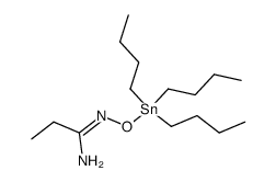 N'-((tributylstannyl)oxy)propionimidamide结构式