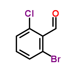 2-Bromo-6-chlorobenzaldehyde Structure