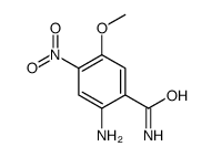 2-amino-5-methoxy-4-nitrobenzamide Structure