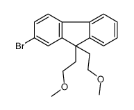 2-bromo-9,9-bis(2-methoxyethyl)fluorene Structure