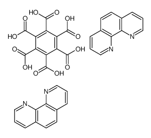 benzene-1,2,3,4,5,6-hexacarboxylic acid,1,10-phenanthroline Structure