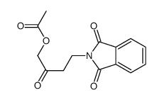 [4-(1,3-dioxoisoindol-2-yl)-2-oxobutyl] acetate Structure