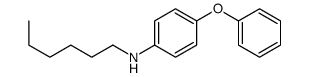 N-hexyl-4-phenoxyaniline Structure