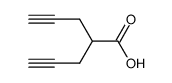 2-(prop-2-yn-1-yl)pent-4-ynoic acid结构式