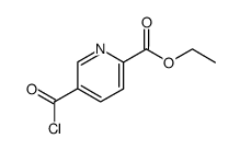 ethyl 5-(chlorocarbonyl)picolinate结构式