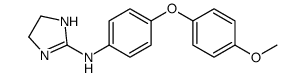 N-[4-(4-methoxyphenoxy)phenyl]-4,5-dihydro-1H-imidazol-2-amine Structure