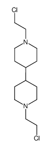 1,1'-bis(2-chloroethyl)-4,4'-bipiperidine Structure