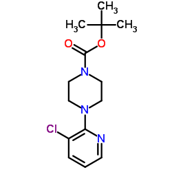 tert-butyl 4-(3-chloropyridin-2-yl)piperazine-1-carboxylate Structure
