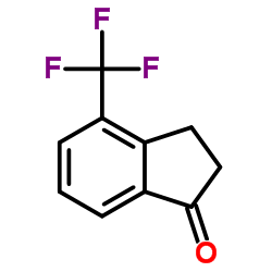 4-(三氟甲基)-1-茚满酮结构式