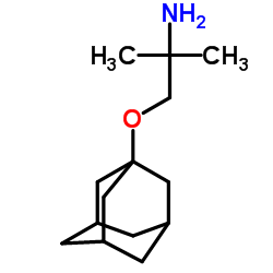 2-(ADAMANTAN-1-YLOXY)-1,1-DIMETHYL-ETHYLAMINE Structure