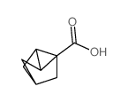 2,3,4,5,6,7-hexahydrotricyclo[2.2.1.02,6]heptane-1-carboxylic acid结构式
