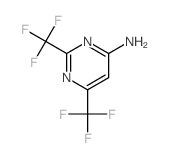 2, 6-Bis(trifluoromethyl)-4-pyrimidinamine结构式