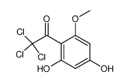 2,2,2-trichloro-1-(2,4-dihydroxy-6-methoxy-phenyl)-ethanone结构式