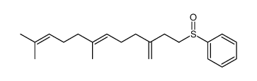 ((E)-7,11-dimethyl-3-methylene-dodeca-6,10-diene-1-sulfinyl)-benzene Structure