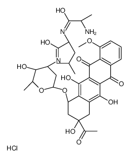 alanylleucyl-daunorubicin Structure