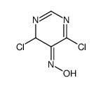(NE)-N-[(4,6-dichloropyrimidin-5-yl)methylidene]hydroxylamine结构式