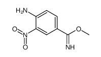methyl 4-amino-3-nitrobenzimidate结构式