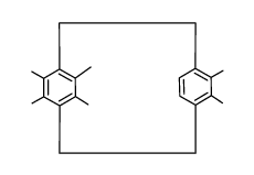 12,13,15,16,42,43-hexamethyl-1,4(1,4)-dibenzenacyclohexaphane Structure