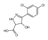 3-(2,4-dichlorophenyl)-4-hydroxy-4,5-dihydro-1H-pyrazole-5-carboxylic acid Structure