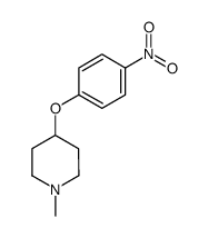 4-(1-Methylpiperidin-4-yloxy)nitrobenzene结构式