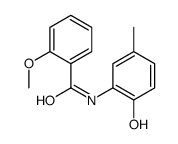 Benzamide, N-(2-hydroxy-5-methylphenyl)-2-methoxy- (9CI) Structure