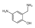 4-amino-2-(aminomethyl)phenol Structure