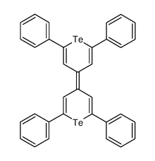 Δ4,4'-2,2',6,6'-tetraphenyl-4-(tellurapyranyl)-4H-tellurapyran Structure