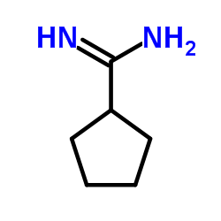 Cyclopentanecarboximidamide structure