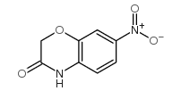 7-硝基2H-苯并[b][1,4]噁嗪-3(4H)-酮结构式