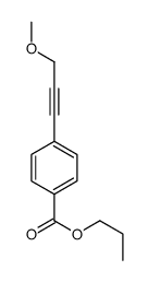 propyl 4-(3-methoxyprop-1-ynyl)benzoate Structure