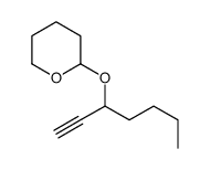 2-[(1-Butyl-2-propynyl)oxy]tetrahydro-2H-pyran Structure