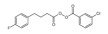3-chlorobenzoic 4-(4-fluorophenyl)butanoic peroxyanhydride结构式