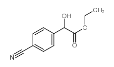 ethyl 2-(4-cyanophenyl)-2-hydroxyacetate结构式
