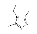 4-ETHYL-3,5-DIMETHYL-4H-1,2,4-TRIAZOLE结构式