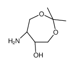 (5S,6S)-6-amino-2,2-dimethyl-1,3-dioxepan-5-ol Structure