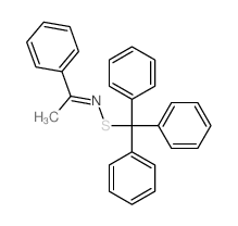 1,1,1-triphenyl-N-(1-phenylethylidene)methanesulfenamide结构式