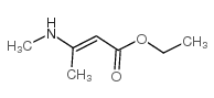 3-(甲基氨基)巴豆酸乙酯结构式