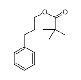 3-phenylpropyl 2,2-dimethylpropanoate Structure