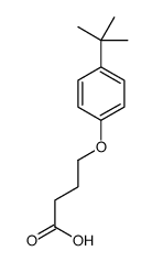 4-(4-叔丁基苯氧基)-丁酸结构式