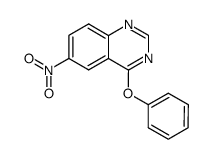6-nitro-4-phenoxy-quinazoline结构式