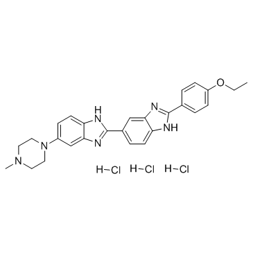 2'-(4-乙氧基苯基)-5-(4-甲基-1-哌嗪基)-2,5'-联-1H-苯并咪唑三盐酸盐图片