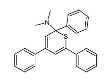 N,N-dimethyl-2,4,6-triphenylthiopyran-2-amine Structure